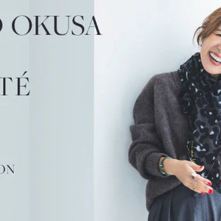 ― 大草直子さんとのスペシャルコラボレーション第２弾 ― スカーフ、タイ、リングの３型が完成！