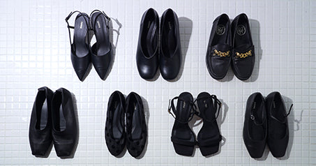 寄り添う黒。キメの黒。〜PIMENTÉの黒い靴〜 /Black Shoes