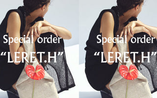 ピモンテ別注/LERET.H（ルレ・アッシュ）とのスペシャルな「サック・カレ」が登場