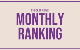 【MONTHLY RANKING】先月の売れ筋をチェック！