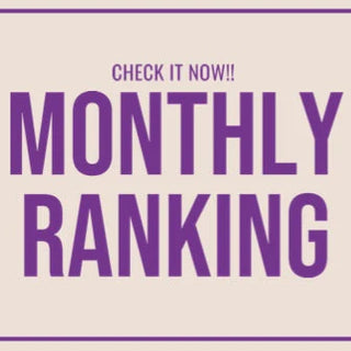 【MONTHLY RANKING】先月の売れ筋をチェック！