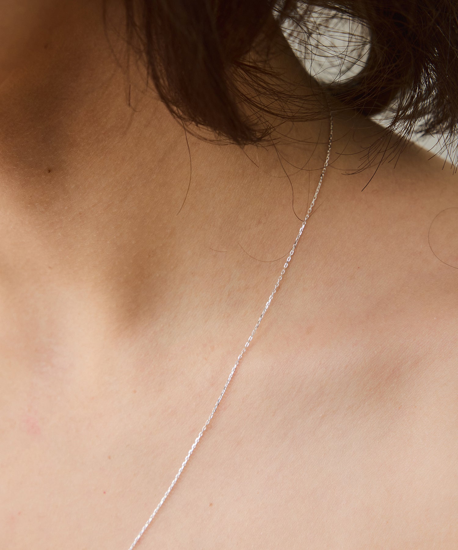 SV925 70cm スモール ケーブルチェーン ネックレス