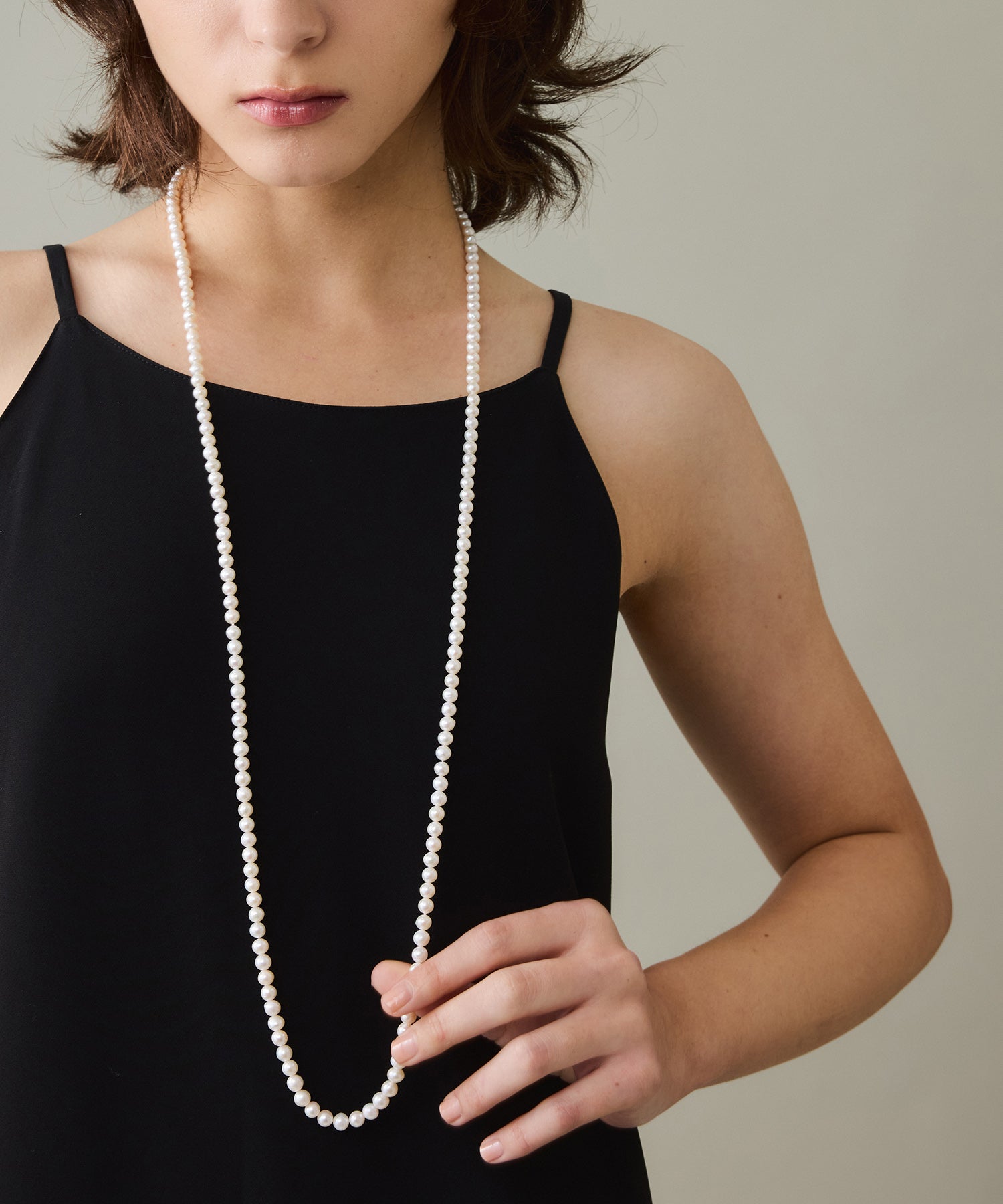 120cm 5mmパール ネックレス