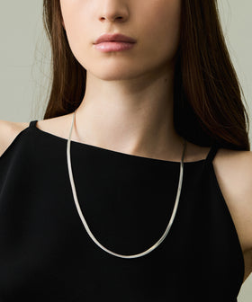 SV925 60cm スネーク シングルチェーン ネックレス