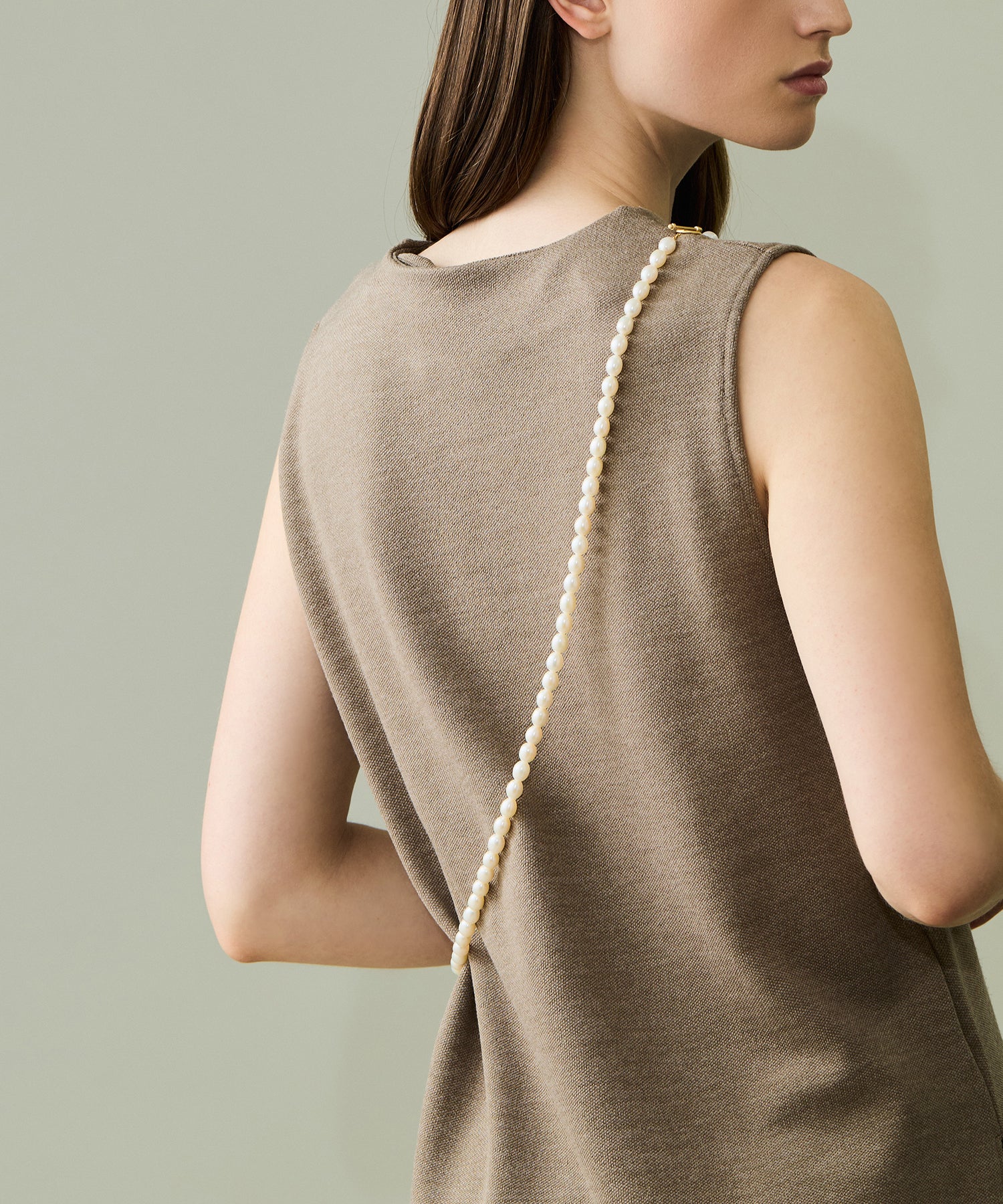115cm パール ロング ネックレス NEW