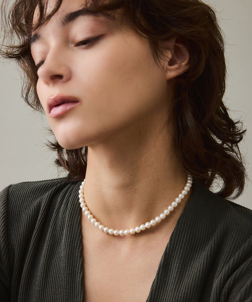 38cm オーバルパール ネックレス|ジュエリー|PIMENTÉ-ピモンテ