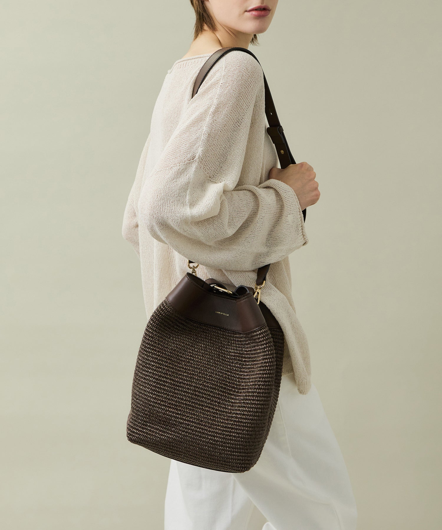 ✴︎新品✴︎AP STUDIO  LORISTELLA  ボアチェーンバッグ LORISTELLA(ロリステッラ) / ボアチェーンバッグ/チェーン欠品