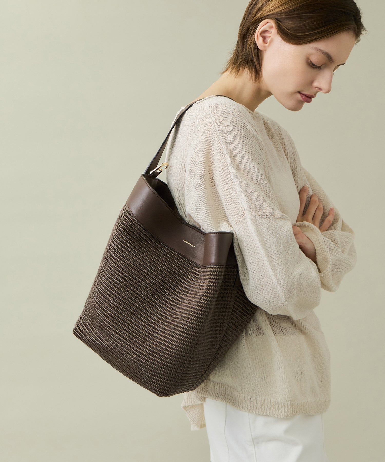 ✴︎新品✴︎AP STUDIO  LORISTELLA  ボアチェーンバッグ LORISTELLA(ロリステッラ) / ボアチェーンバッグ/チェーン欠品