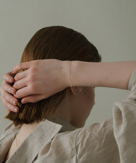 SV925 ペタル チェーン ブレスレット NEW