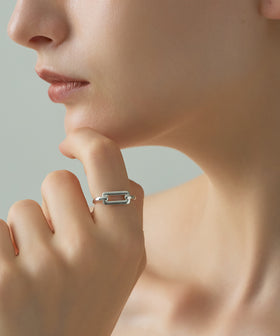 【予約】SV925 シルバースクエア リング