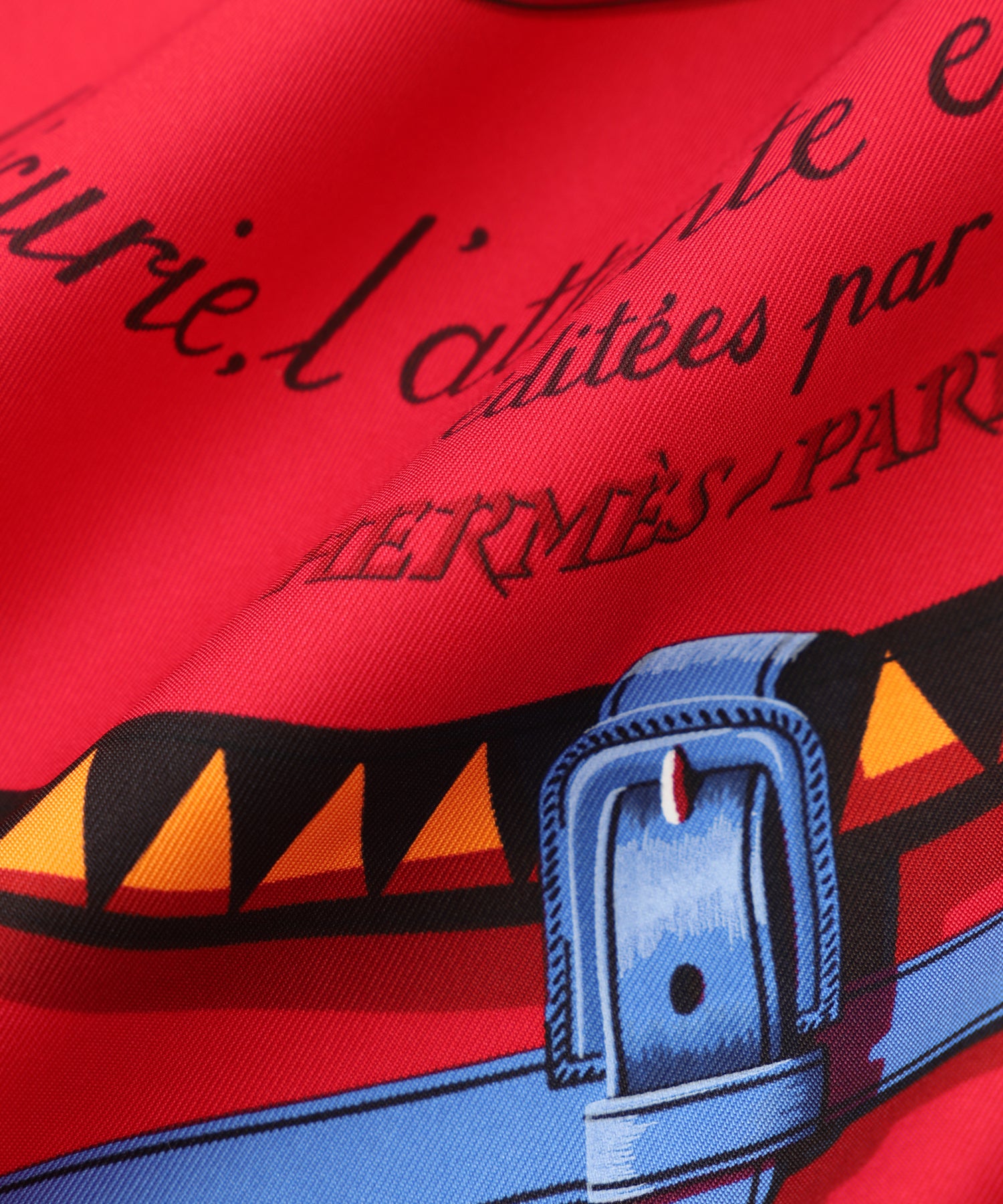 HERMES カレ90 Couvertures et Tenues de Jour (RED)