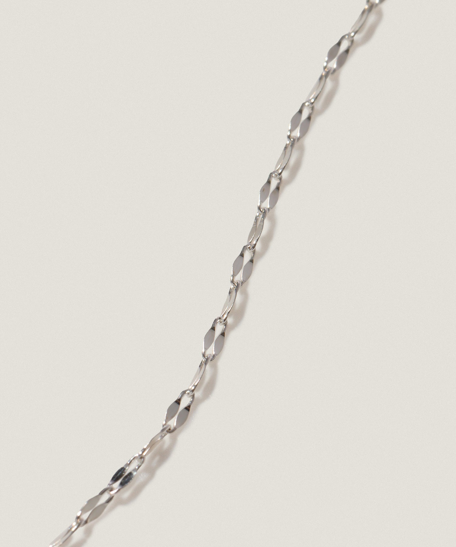 SV925 40cm ペタル チェーン ネックレス NEW