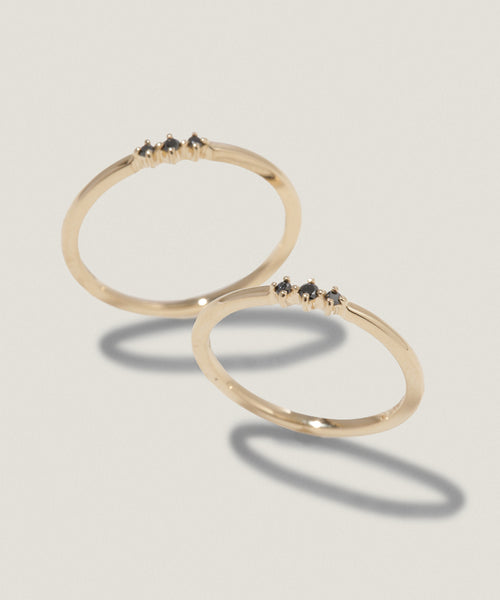 K10 ブラック ダイヤモンド ピンキーリング|ジュエリー|PIMENTÉ
