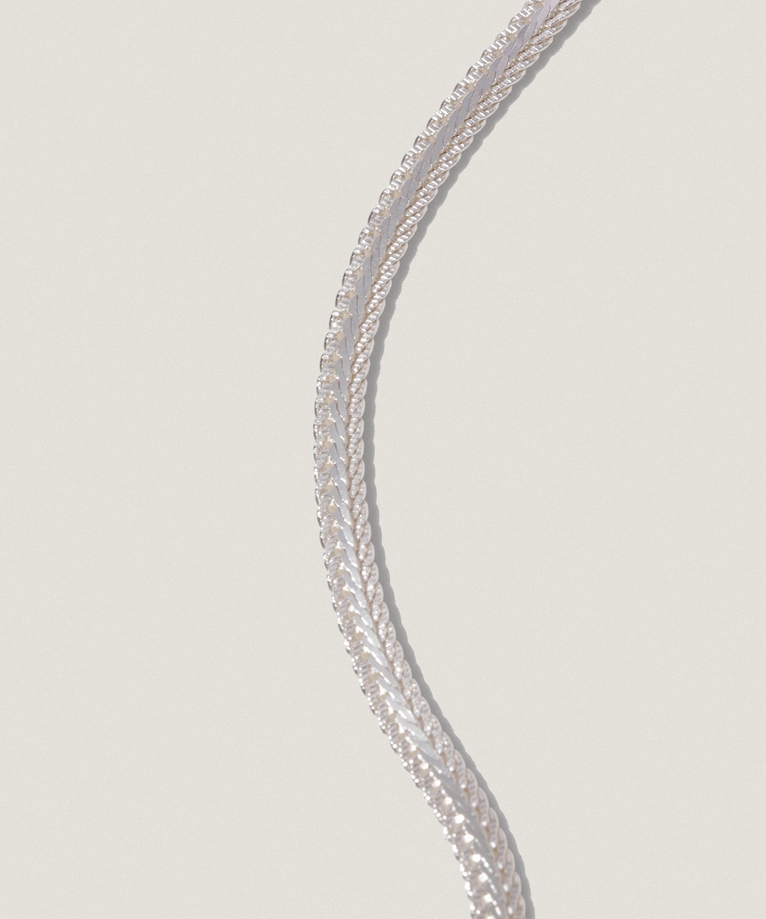 SV925 60cm スネーク シングルチェーン ネックレス