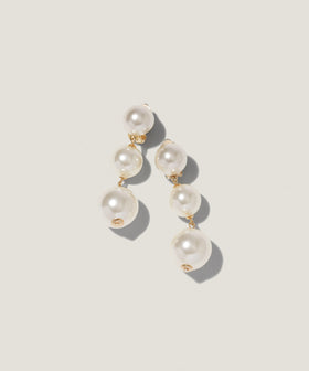 パール ドロップ イヤリング