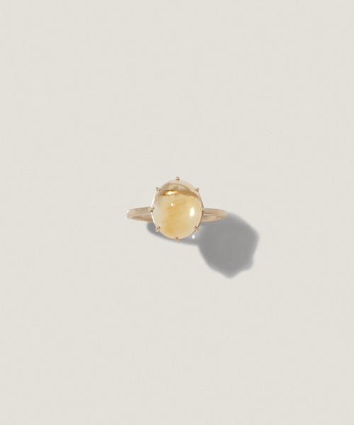 K10 シトリン カボション リング|ジュエリー|PIMENTÉ-ピモンテ