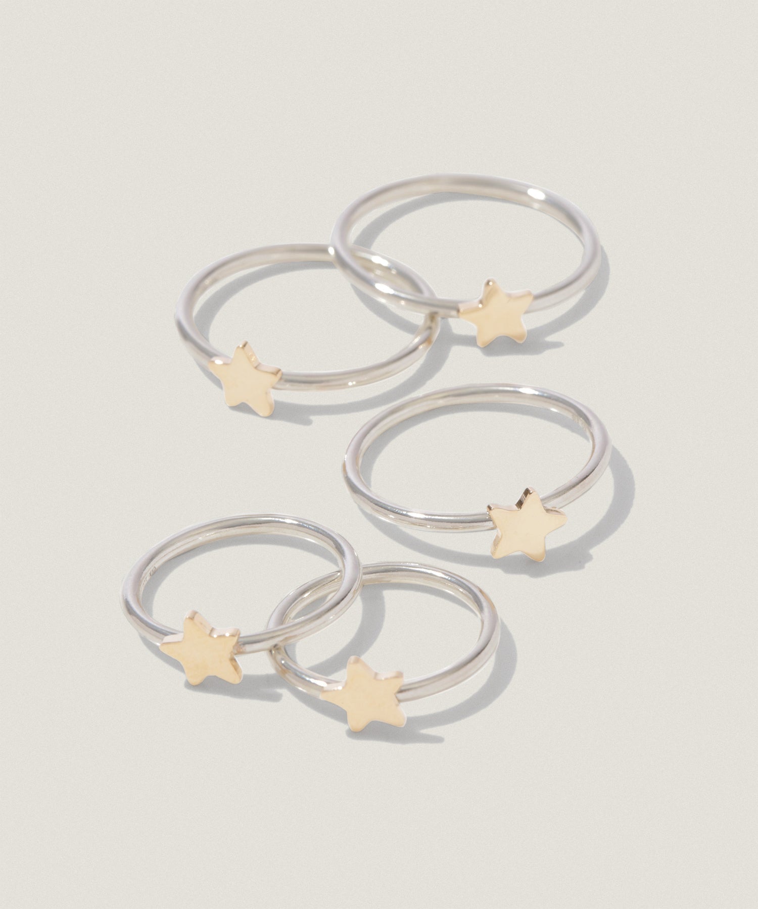 K10/SV925　星 リング