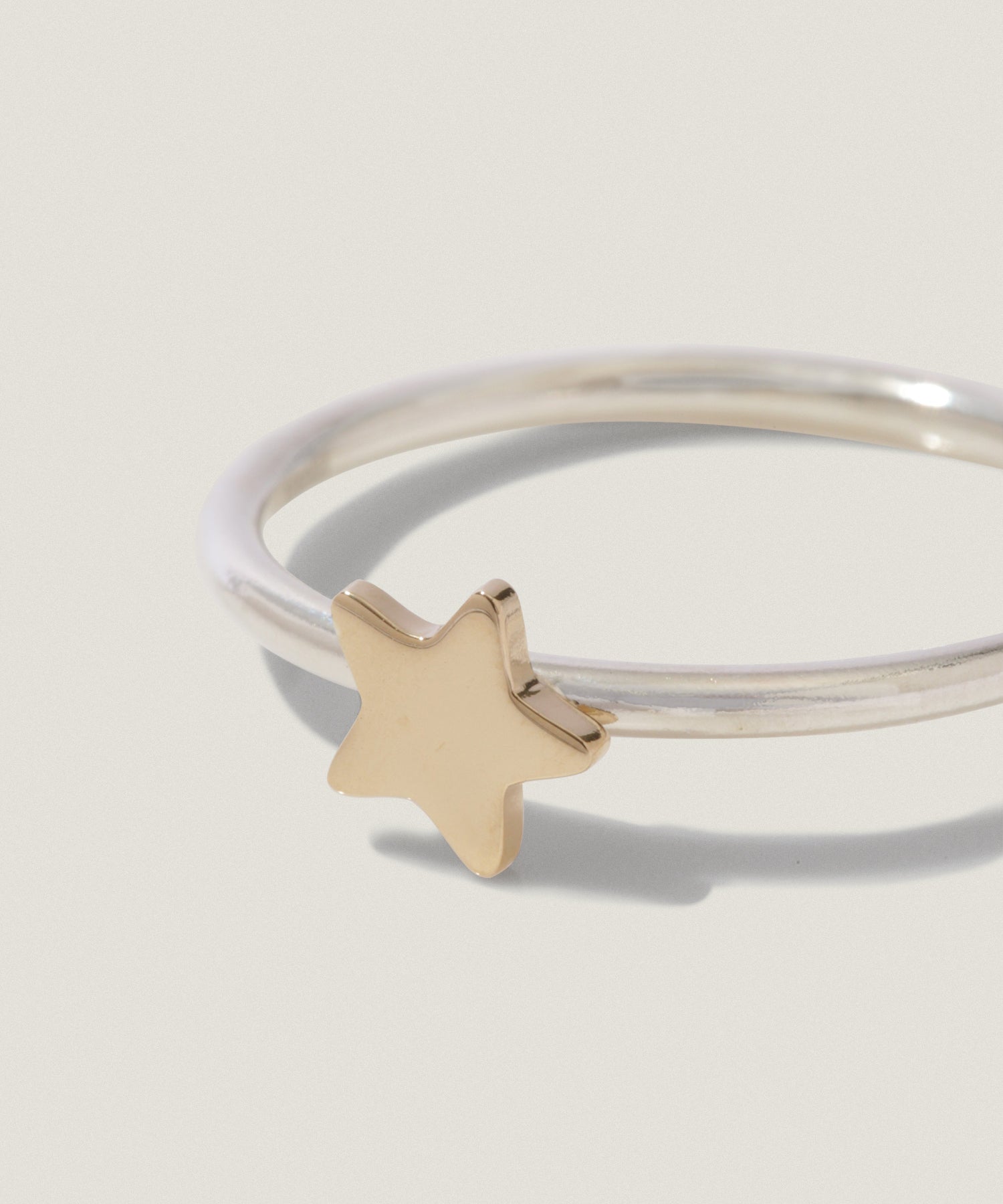 K10/SV925　星 リング