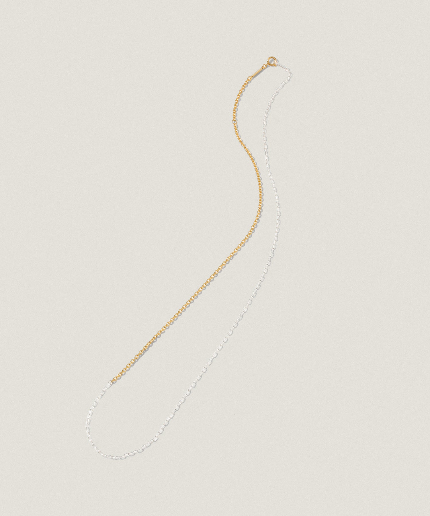 60cm コンビ チェーン ネックレス 《NAOKO OKUSA × PIMENTÉ》