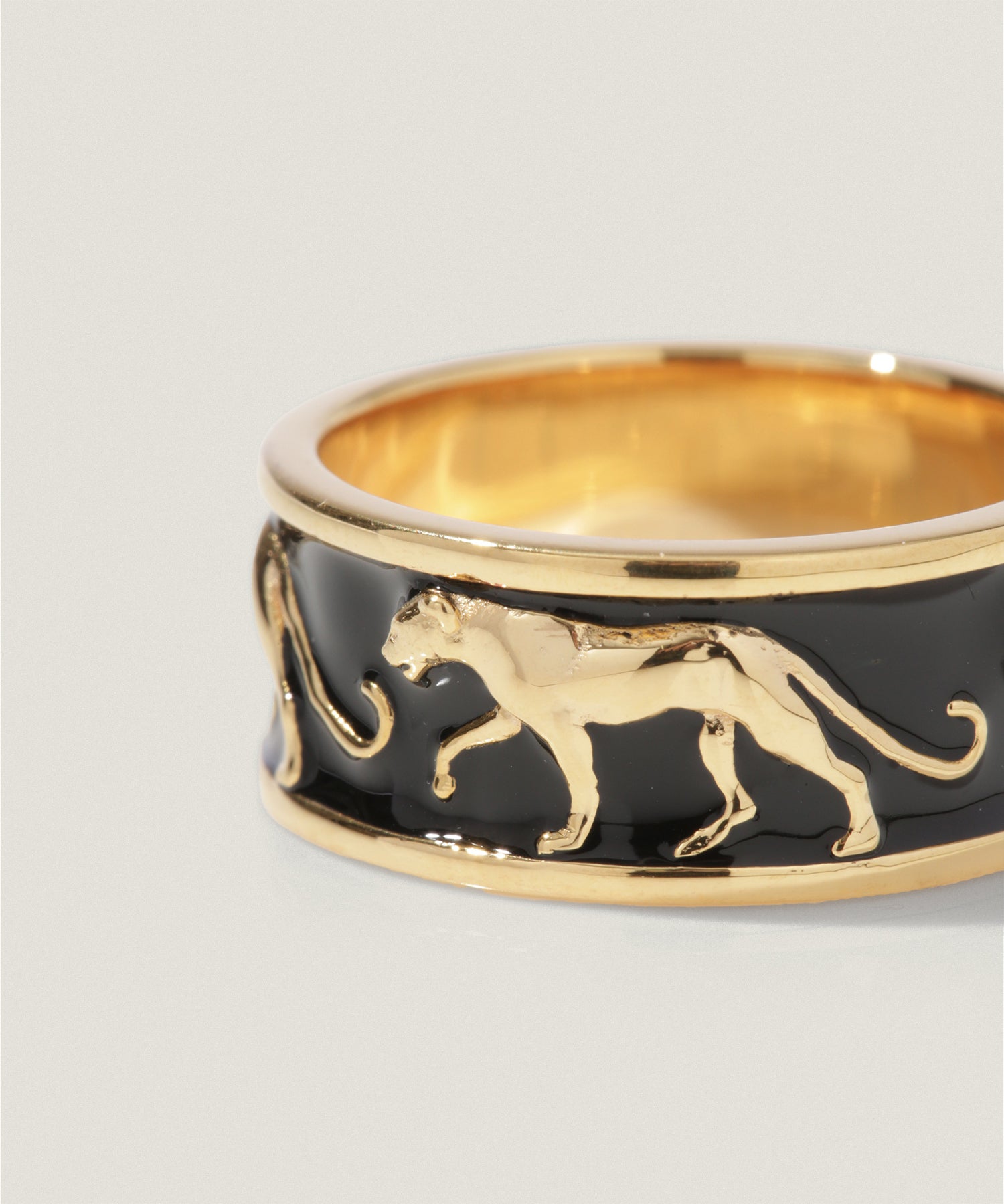 レオパード バンド リング 《NAOKO OKUSA × PIMENTÉ》