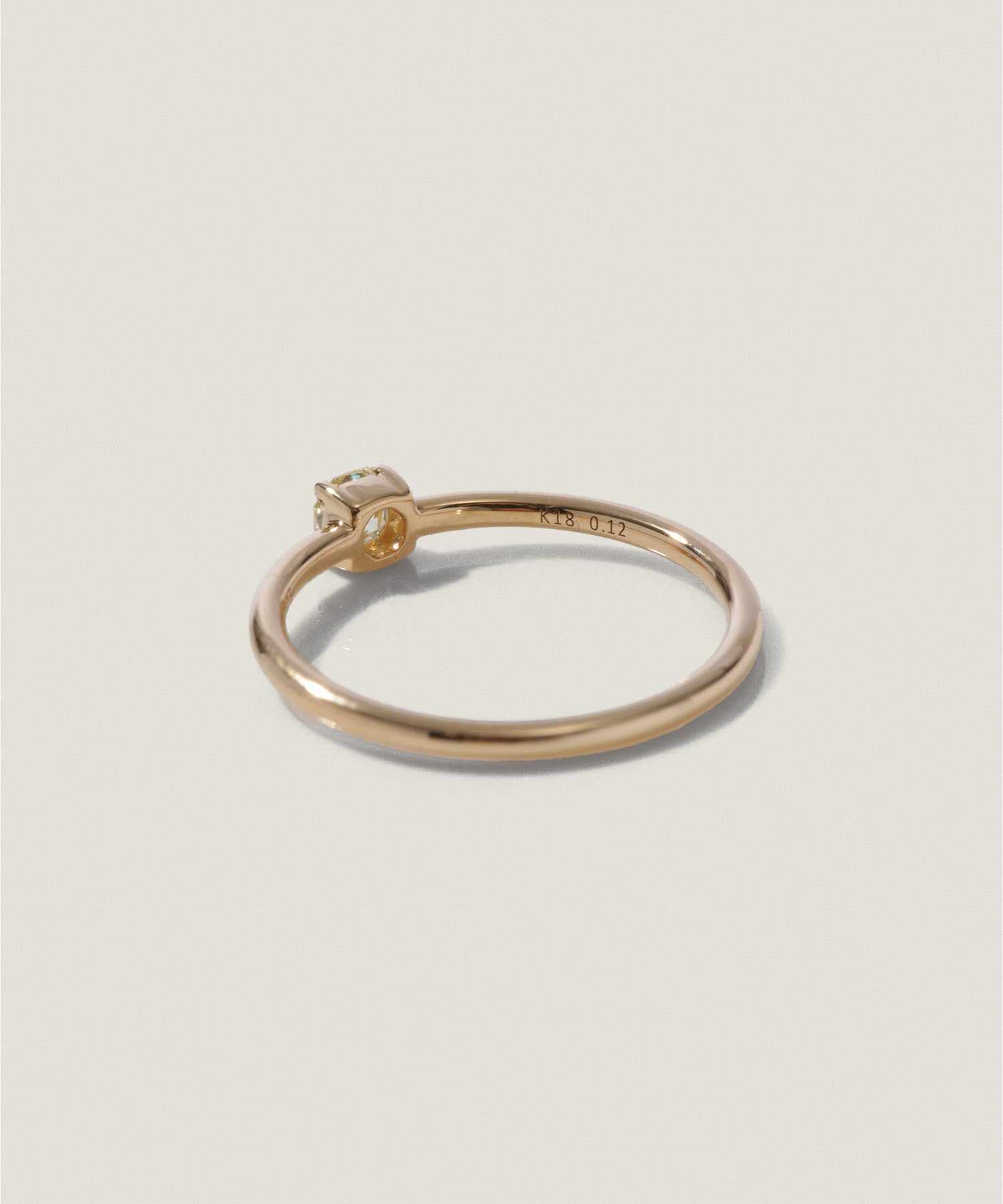 【オンラインストア限定】K18 0.12ct  one of the diamonds リング