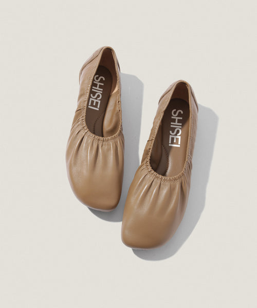 ギャザー バレエ シューズ|シューズ|PIMENTÉ-ピモンテオンラインストア
