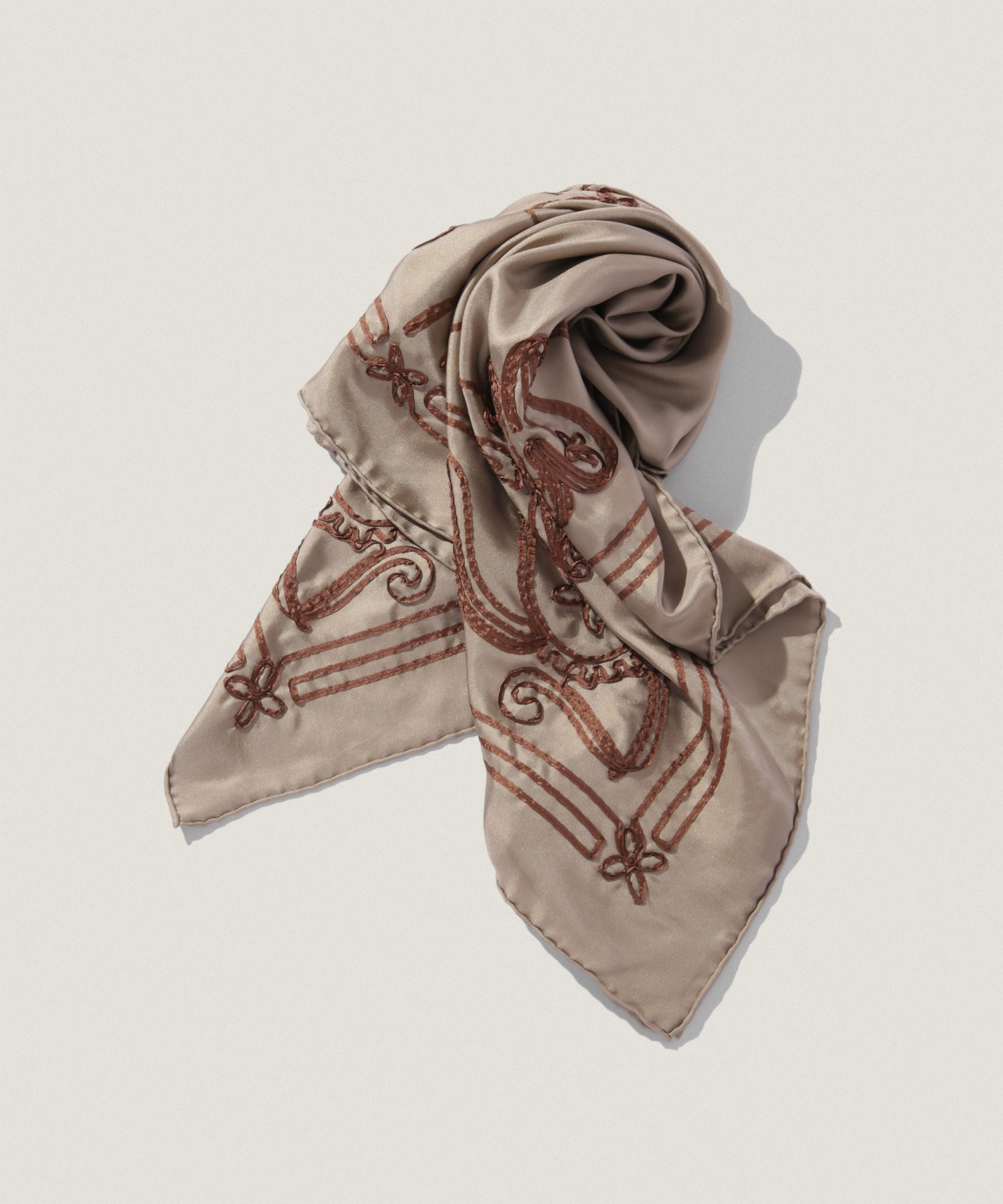 新品未使用ピモンテPIMENTEマニプリバンダナ柄スカーフ 5691-1134-