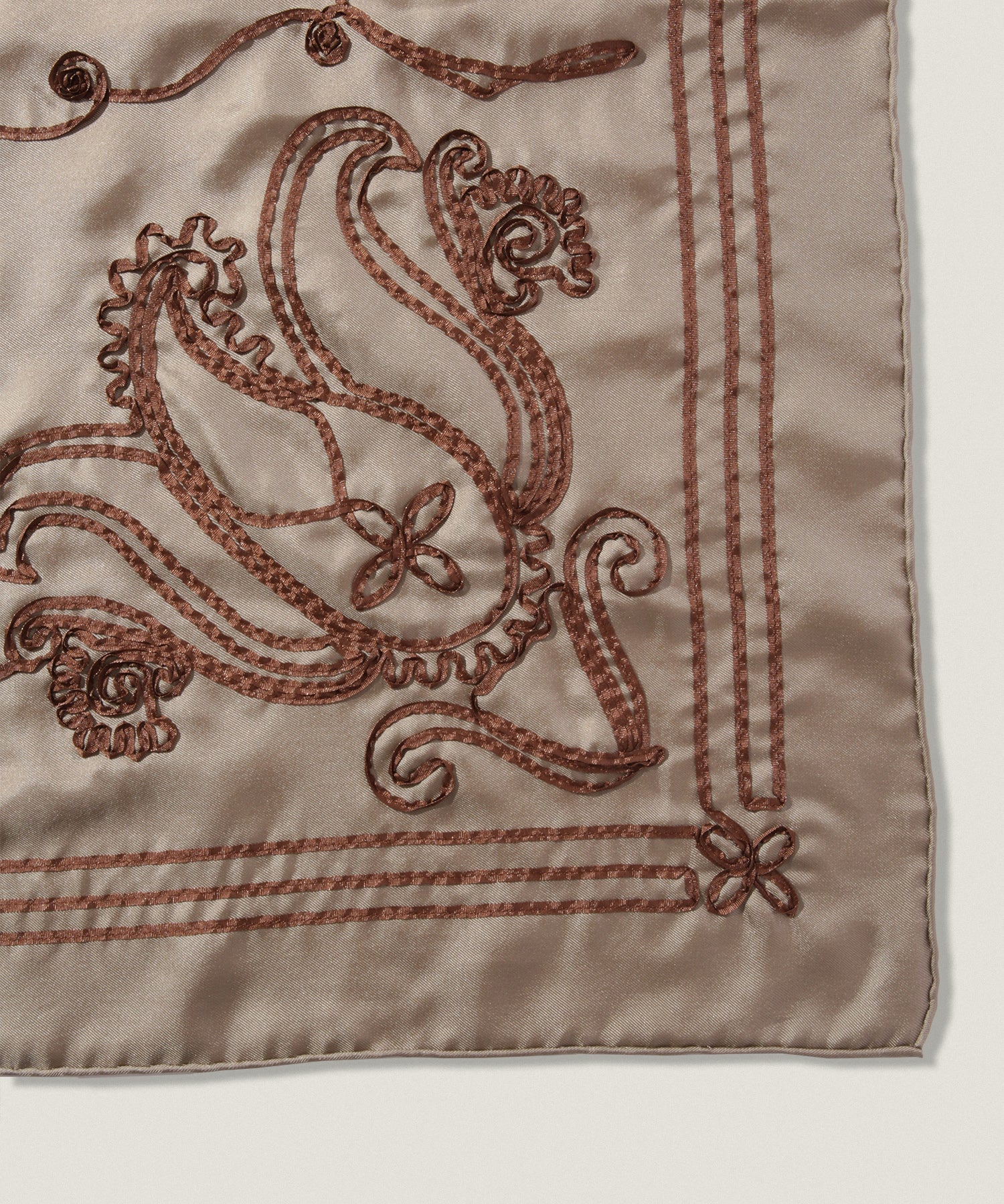 90cmテープ エンブロイダリー バンダナ スカーフ