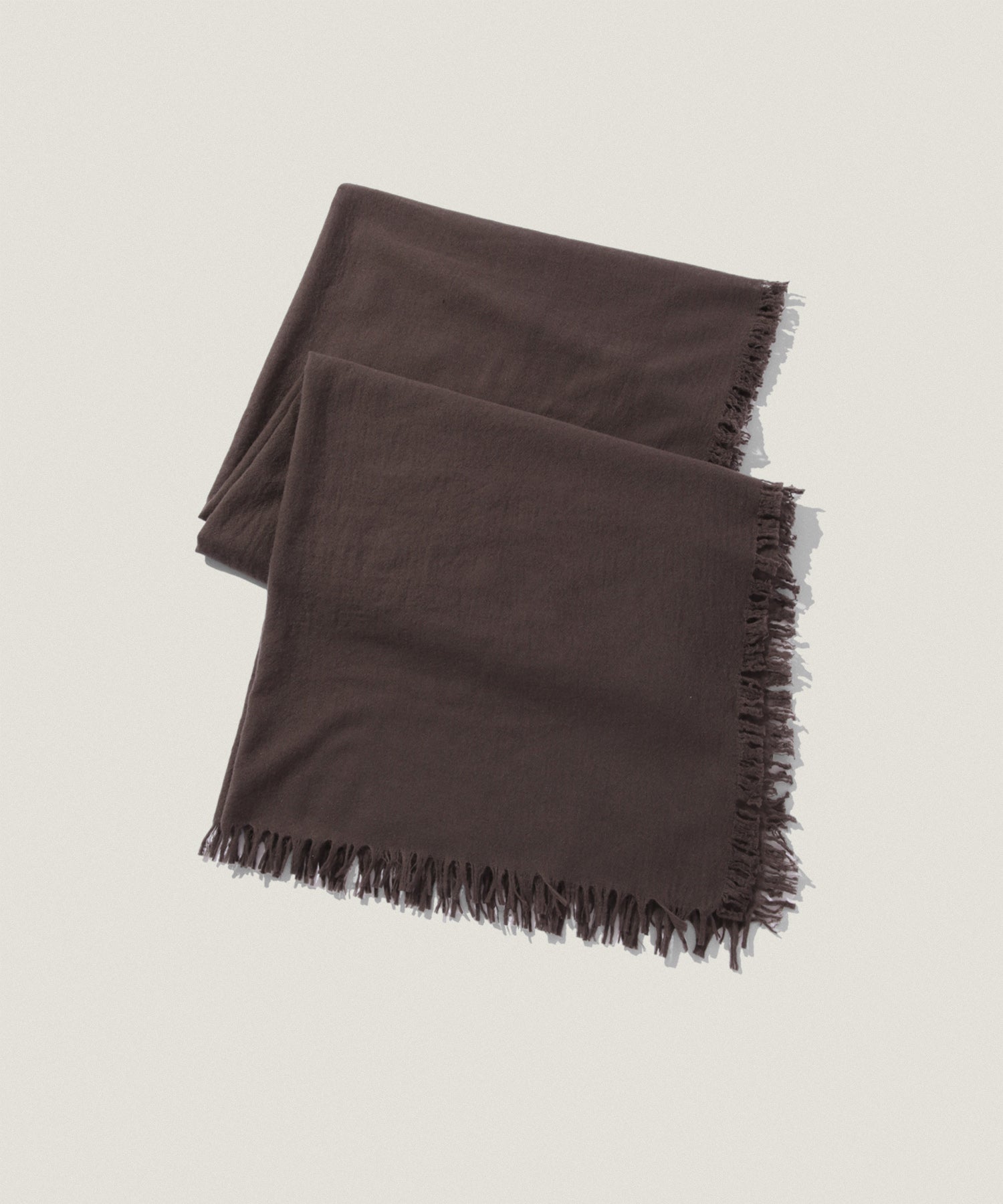 ファイン ラム エアリー ソリッド ウール ストール