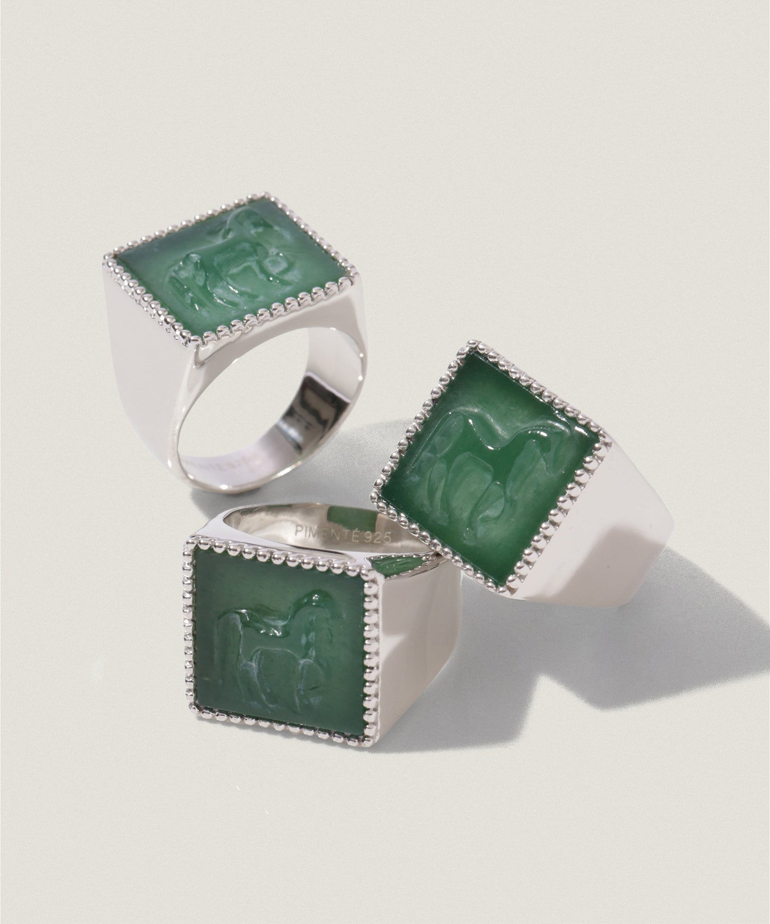 SV925 アベンチュリン ホース リング 《NAOKO OKUSA × PIMENTÉ》