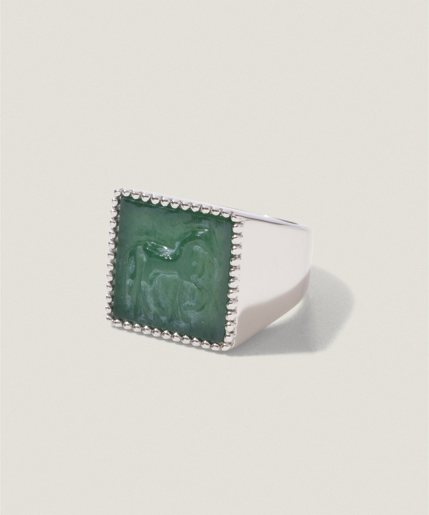 SV925 アベンチュリン ホース リング 《NAOKO OKUSA × PIMENTÉ》