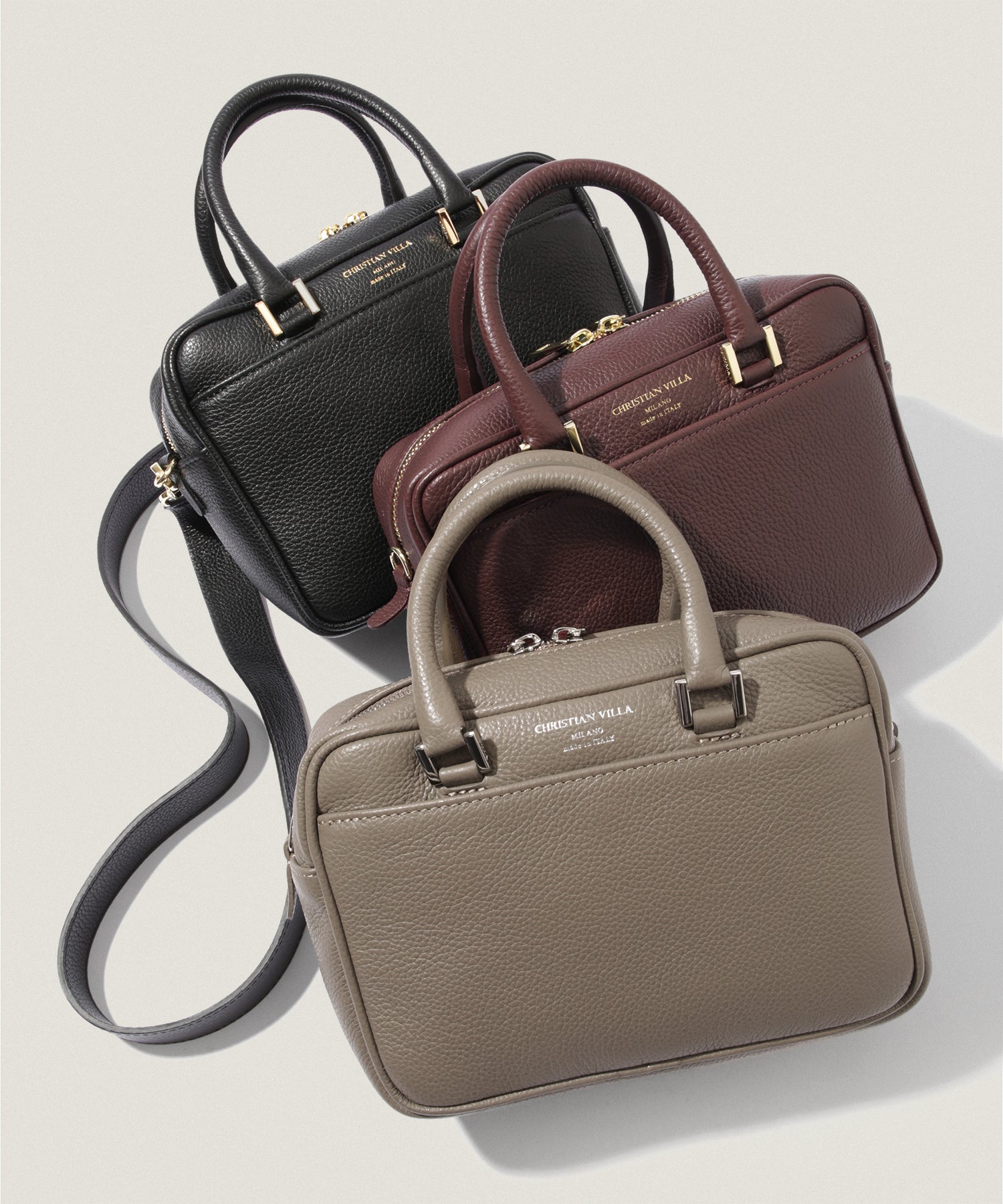 ソフト スクエア ボストンバッグ S