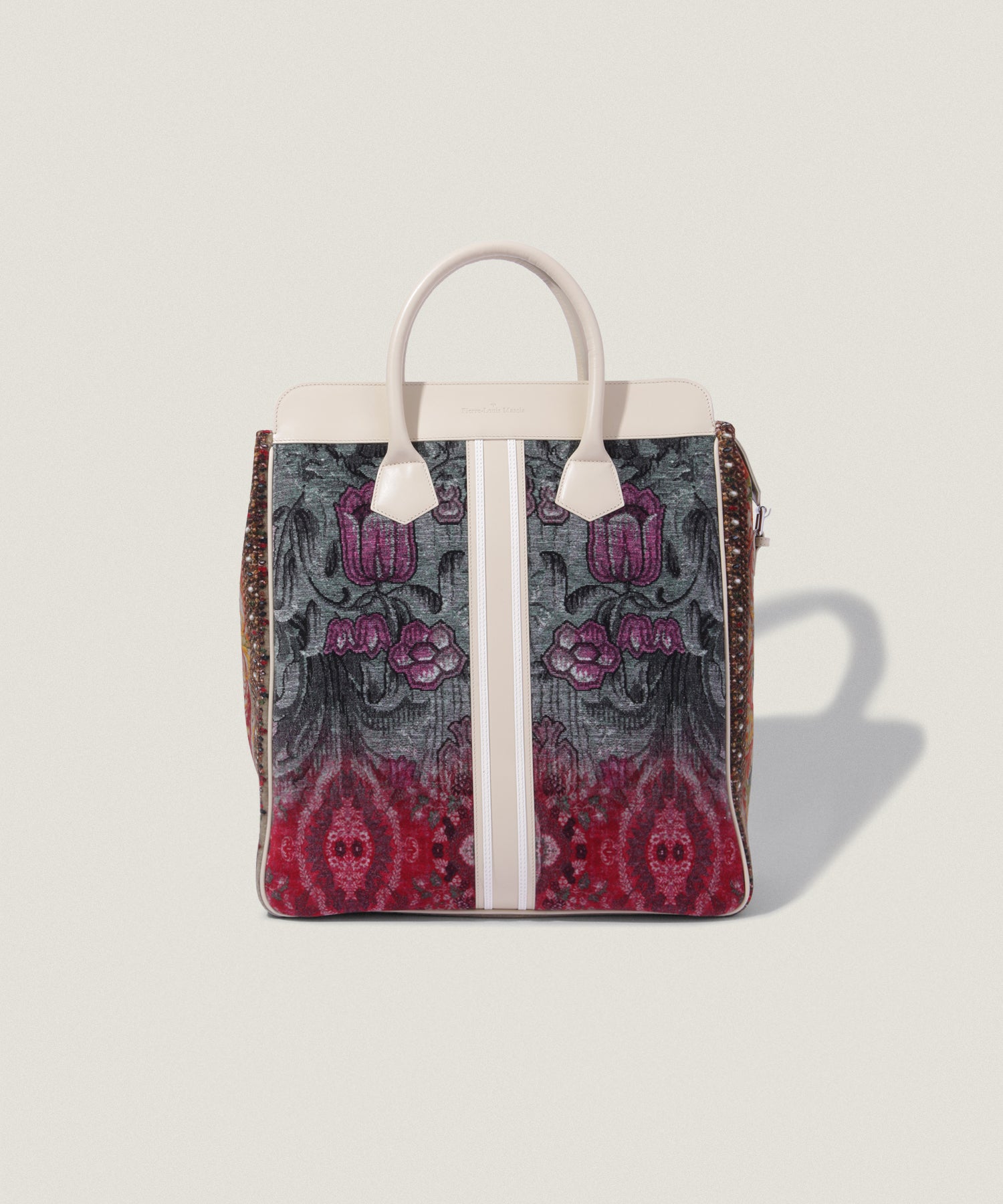 レザー コンビ トートバッグ