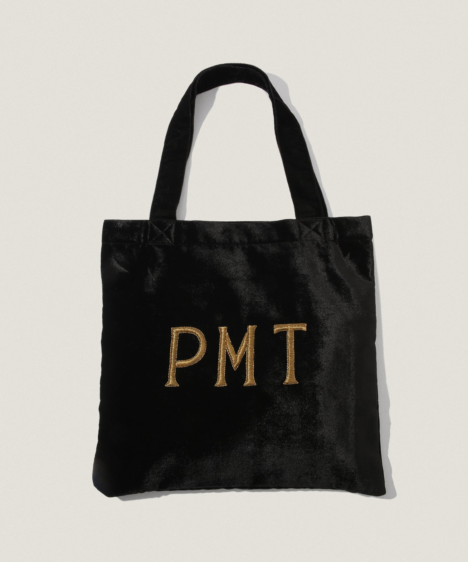 ベルベット 刺繍 トートバッグ