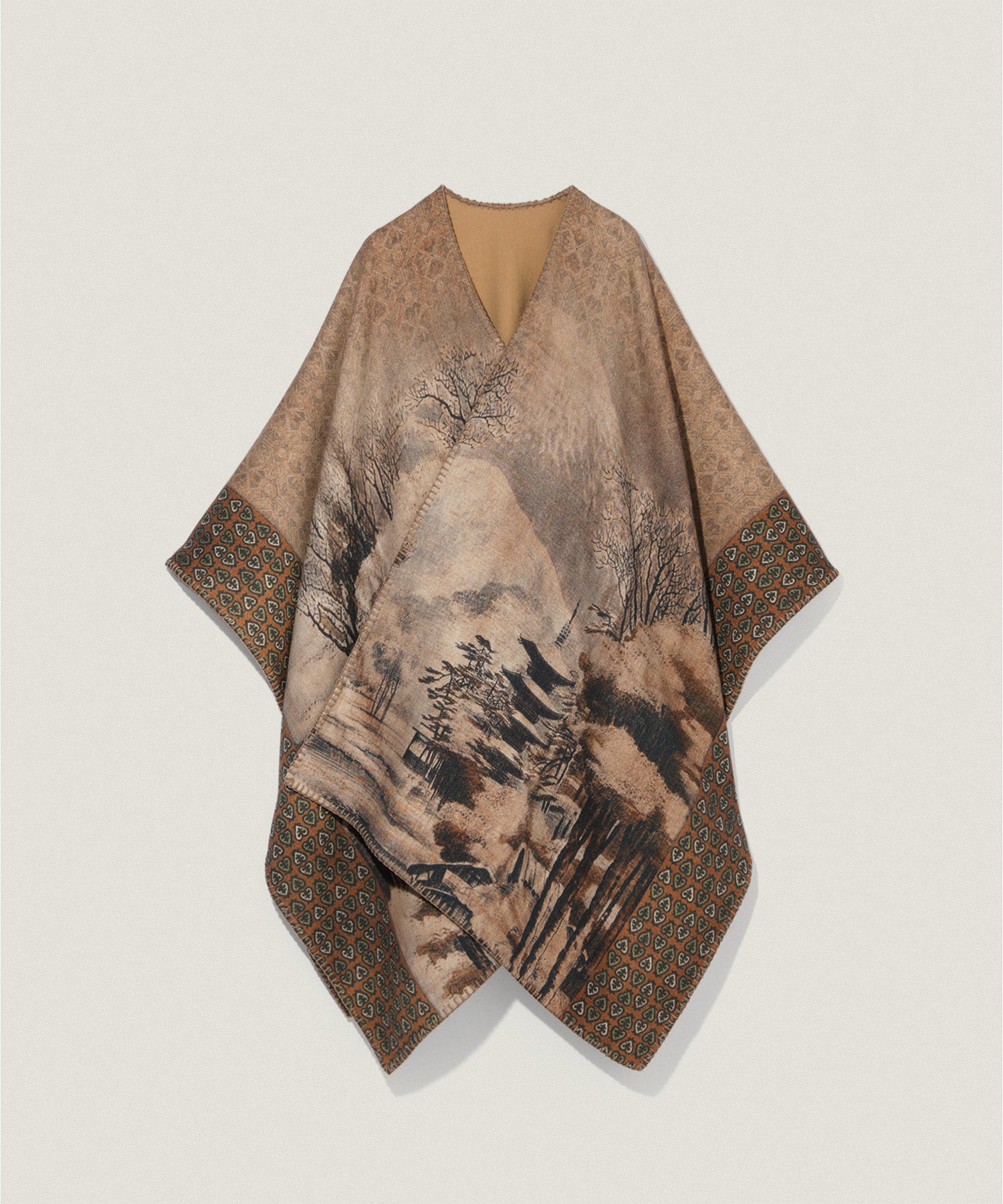 ダブルフェイス ケープ