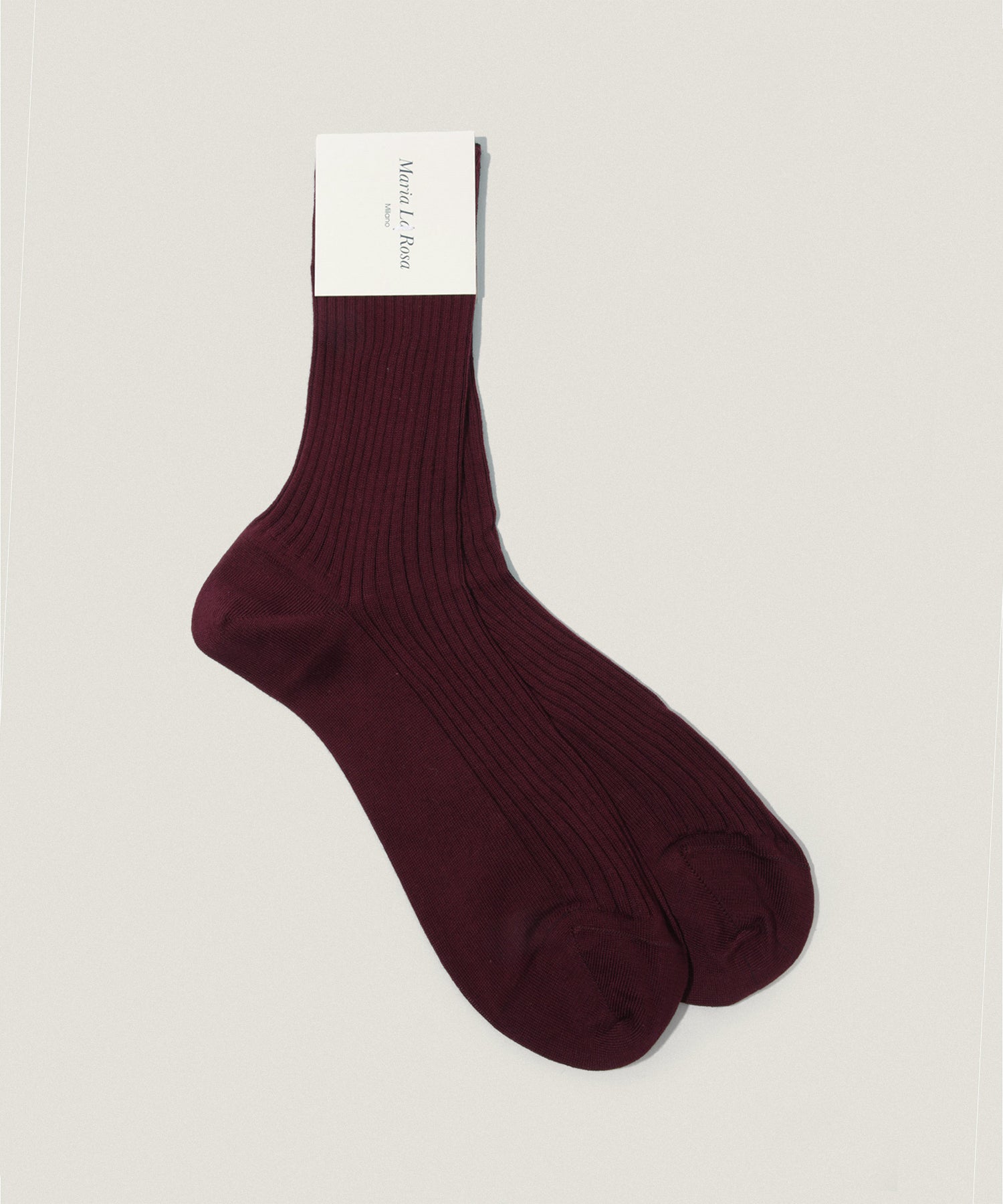 コットン リブ ソックス