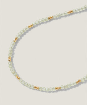 ペリドット ビーズ チョーカー