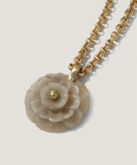 別注 70CM ホーン フラワー ネックレス