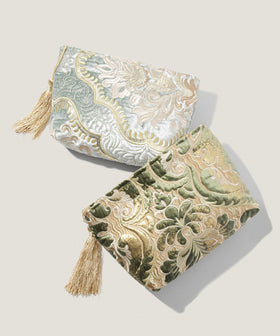 モロッコ ジャガード ポーチ