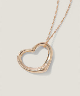 【オンラインストア限定】K18 オープンハート ネックレス _159