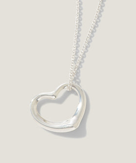 【オンラインストア限定】】SV925 オープン ハート ネックレス _261