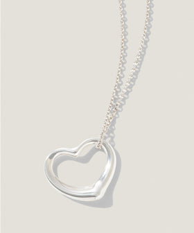 【オンラインストア限定】SV925 オープンハート ネックレス _263