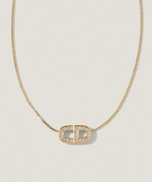 DIOR CDロゴ ラインストーン ネックレス|ジュエリー|PIMENTÉ-ピモンテ