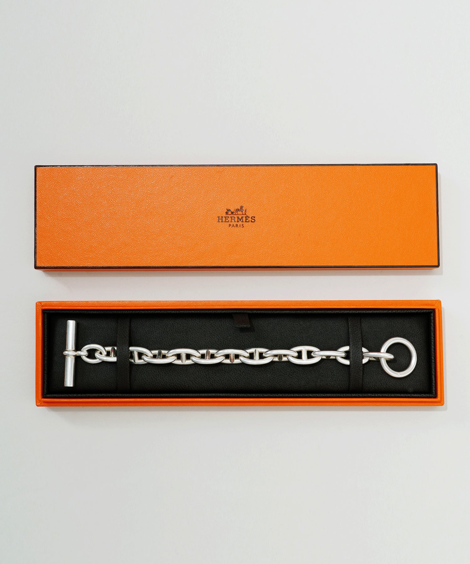 Hermes シェーヌダンクル コットン シャツワンピース ベージュ 34 (188281